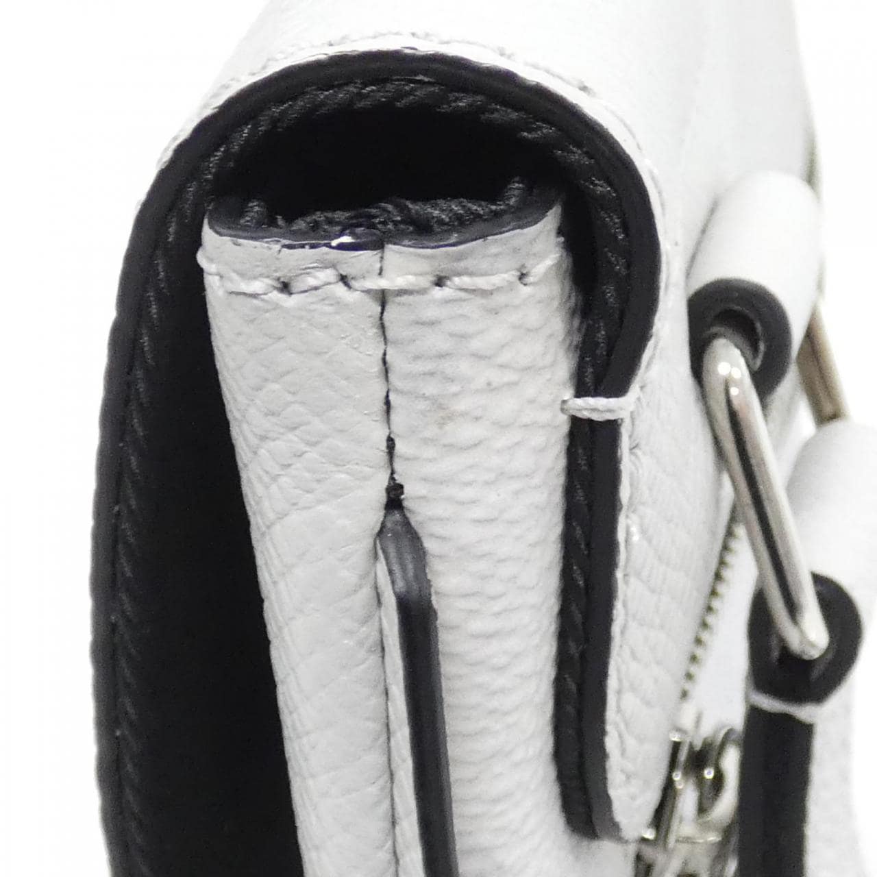 LOUIS VUITTON M30411 Shoulder Bag Canvas 白色 帆布 中古品A - 縮圖 7