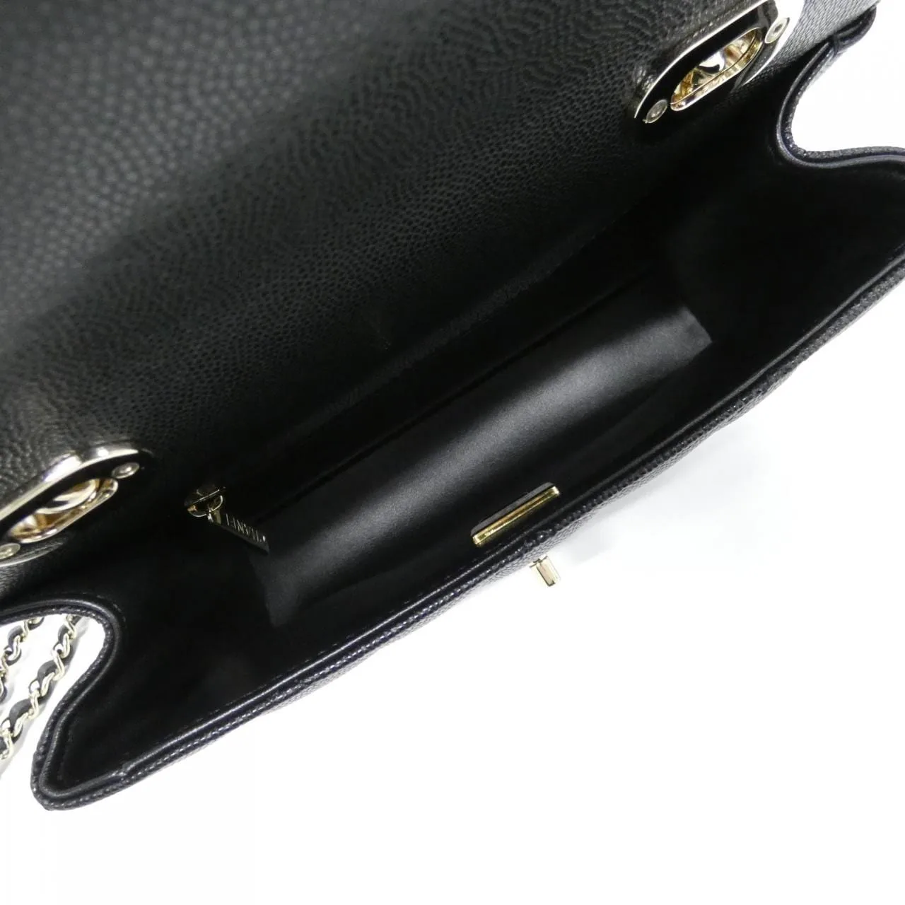 CHANEL AS4711 Handbag Grained Calfskin Black Grained Calfskin - Thumbnail 6