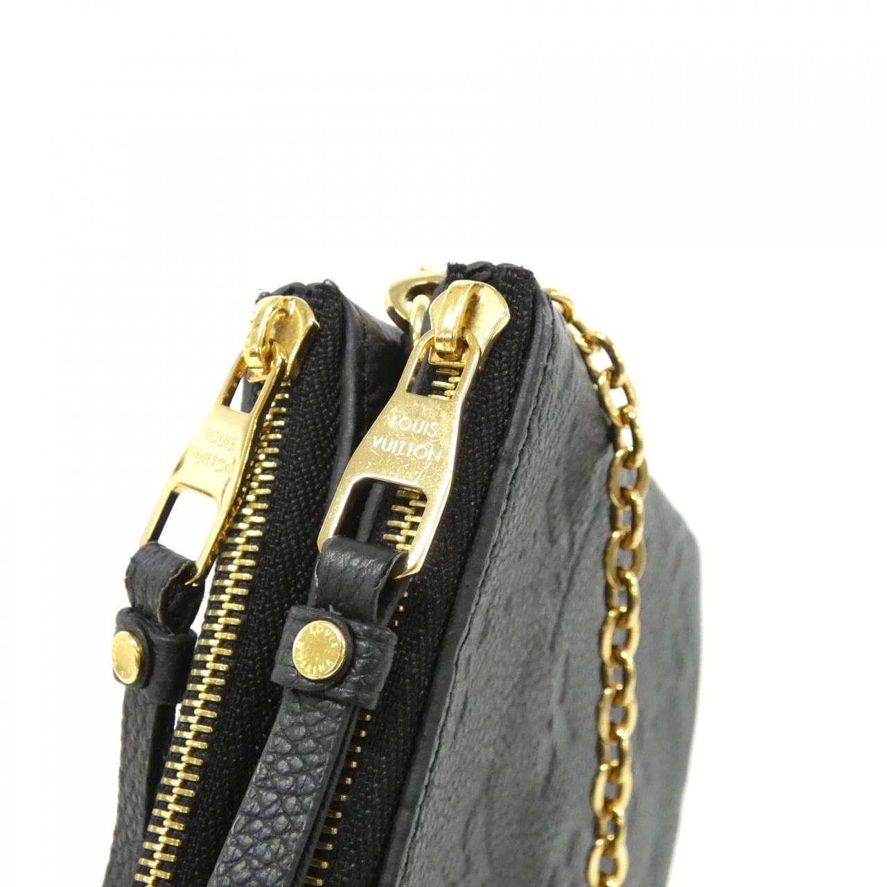 LOUIS VUITTON Pochette M68568 Shoulder Monogram 黑色 Monogram 中古品A - 縮圖 5