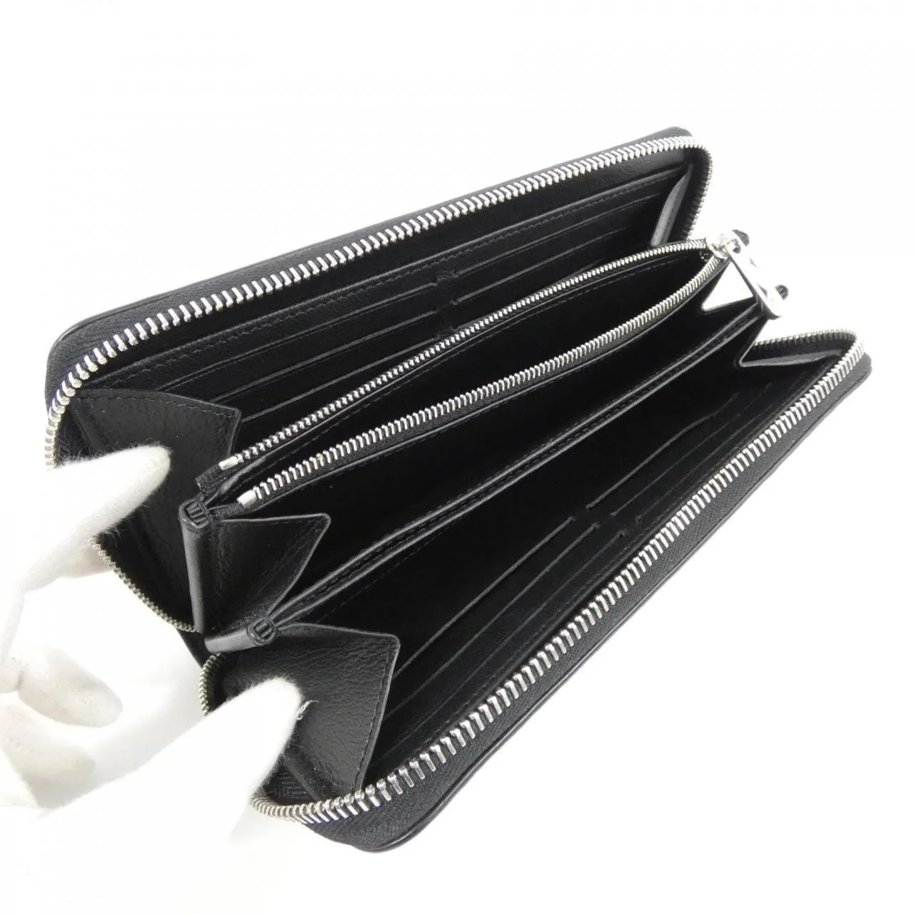 LOUIS VUITTON N96955 Wallet Leather Black Leather Rank A - Thumbnail 4