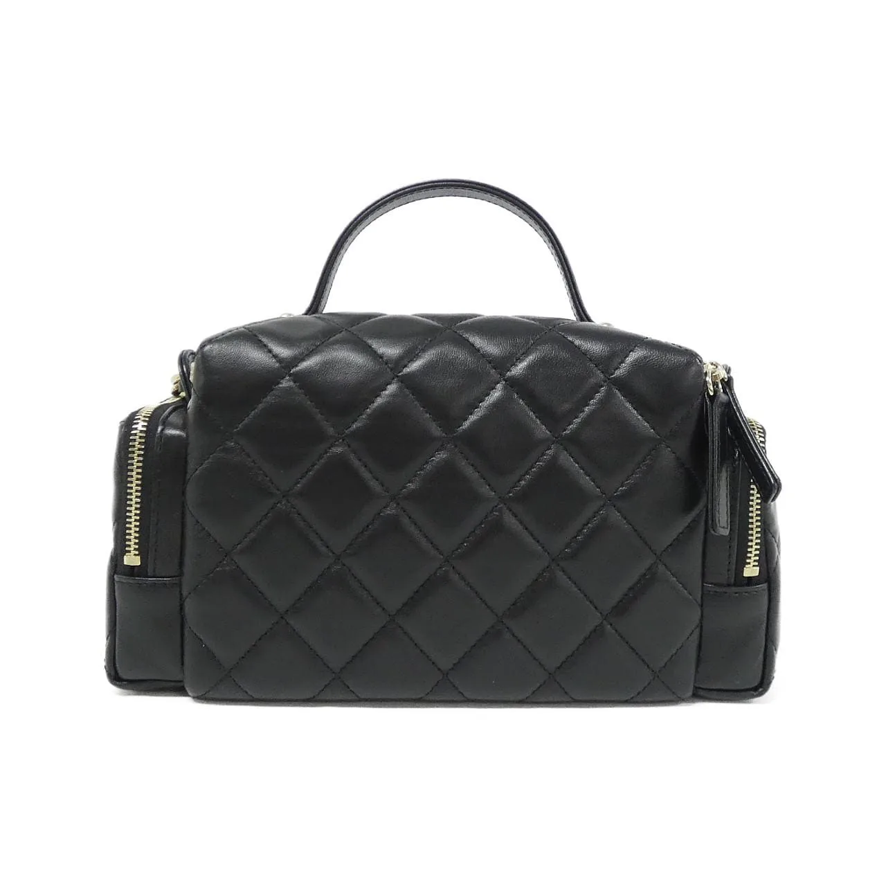 CHANEL AS5222 Handbag Lambskin 黑色 羊皮 中古品A - 縮圖 2