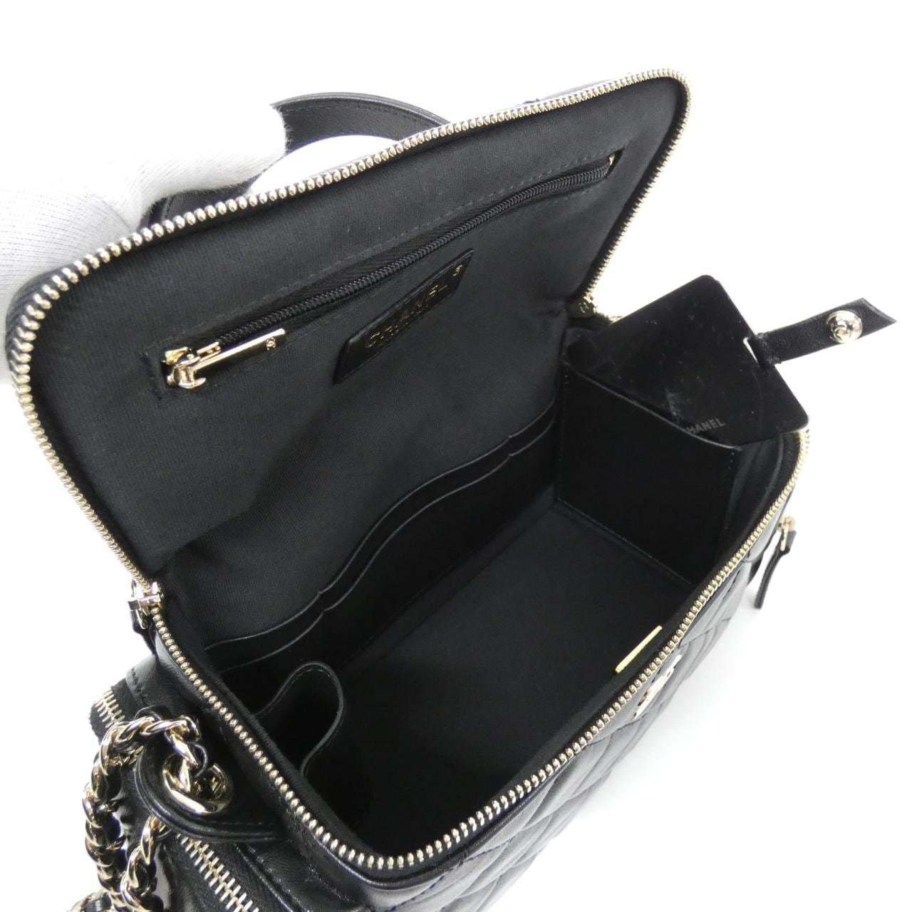 CHANEL AS5222 Handbag Lambskin Black Lambskin - Thumbnail 6