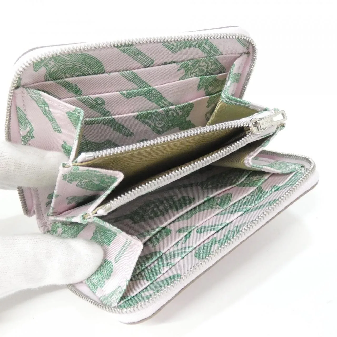 HERMES 086387CK Wallet Epsom Black Epsom Leather Rank A - Thumbnail 4