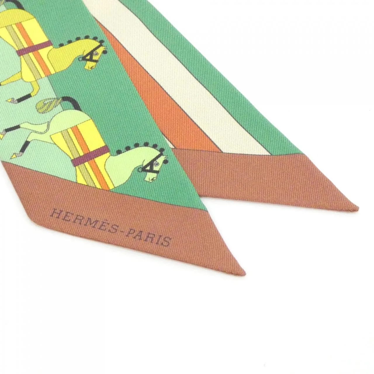 HERMES 062708S Scarf Black Rank A - Thumbnail 2