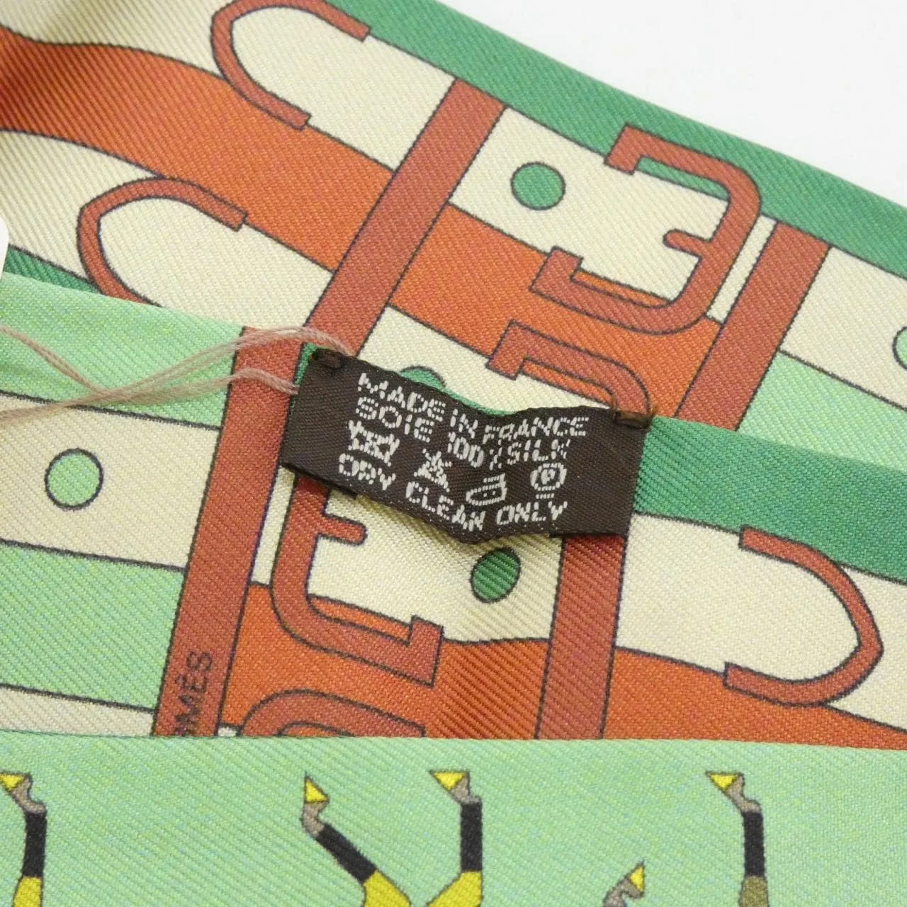 HERMES 062708S Scarf Black Rank A - Thumbnail 3