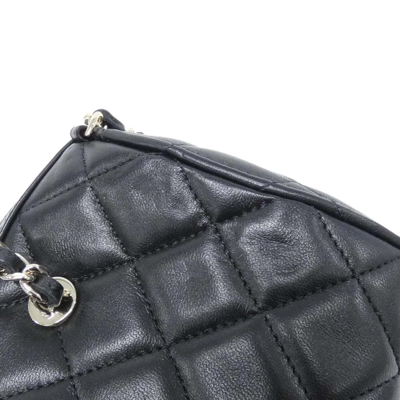 CHANEL AP4411 Handbag Lambskin Black Lambskin Rank A - Thumbnail 6