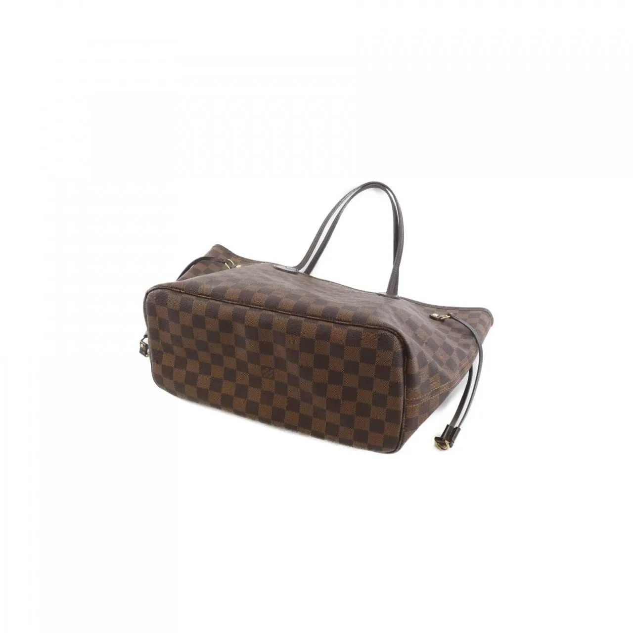 LOUIS VUITTON Neverfull N51105 Tote Damier 黑色 Damier 中古品A - 縮圖 2