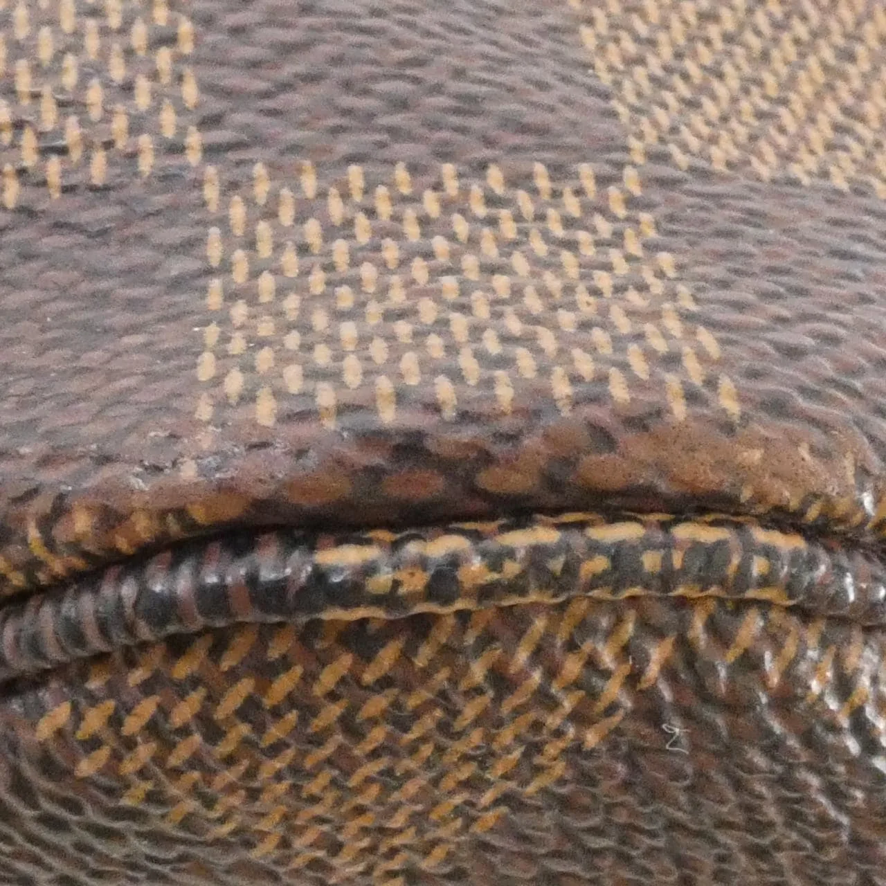 LOUIS VUITTON Neverfull N51105 Tote Damier 黑色 Damier 中古品A - 縮圖 3