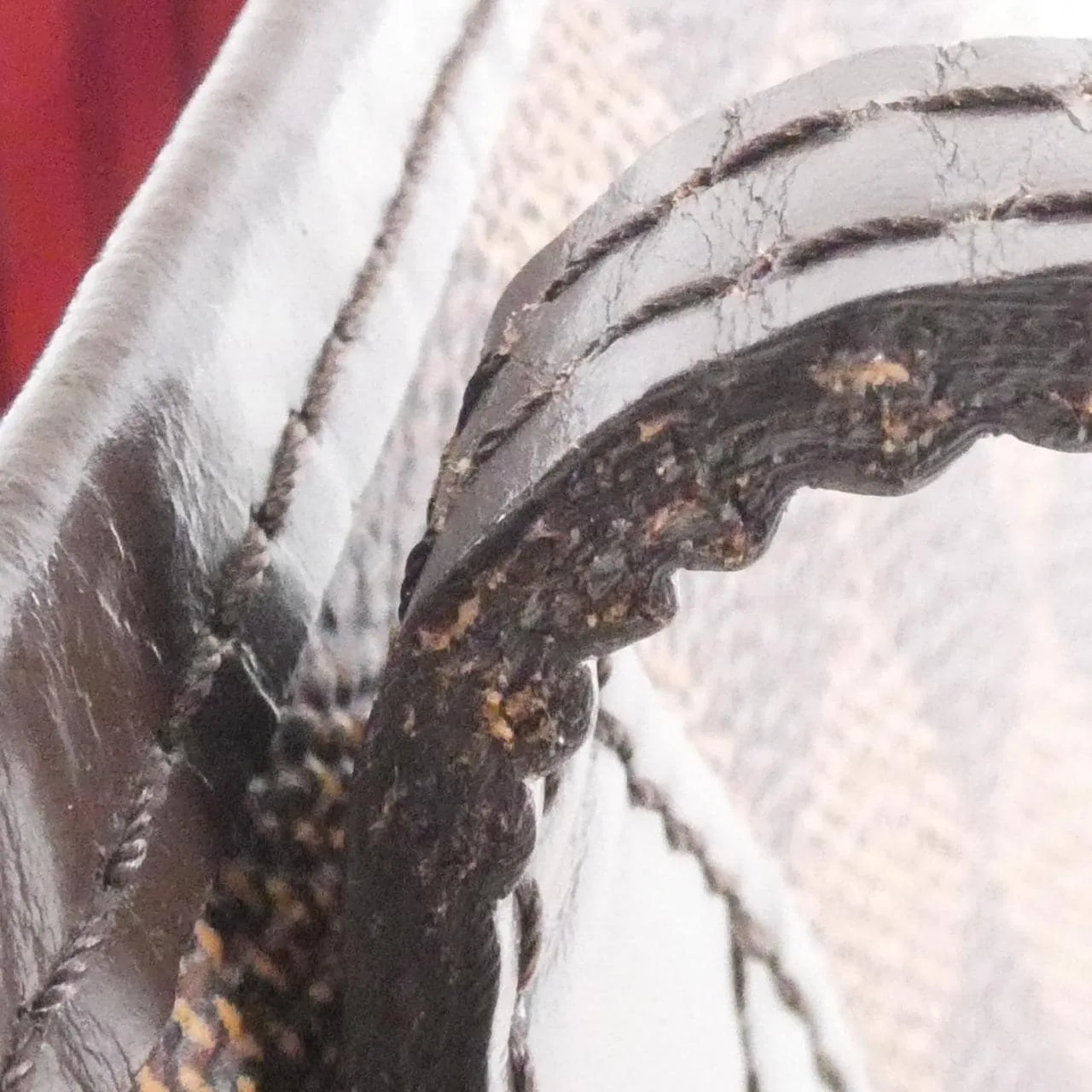 LOUIS VUITTON Neverfull N51105 Tote Damier 黑色 Damier 中古品A - 縮圖 6