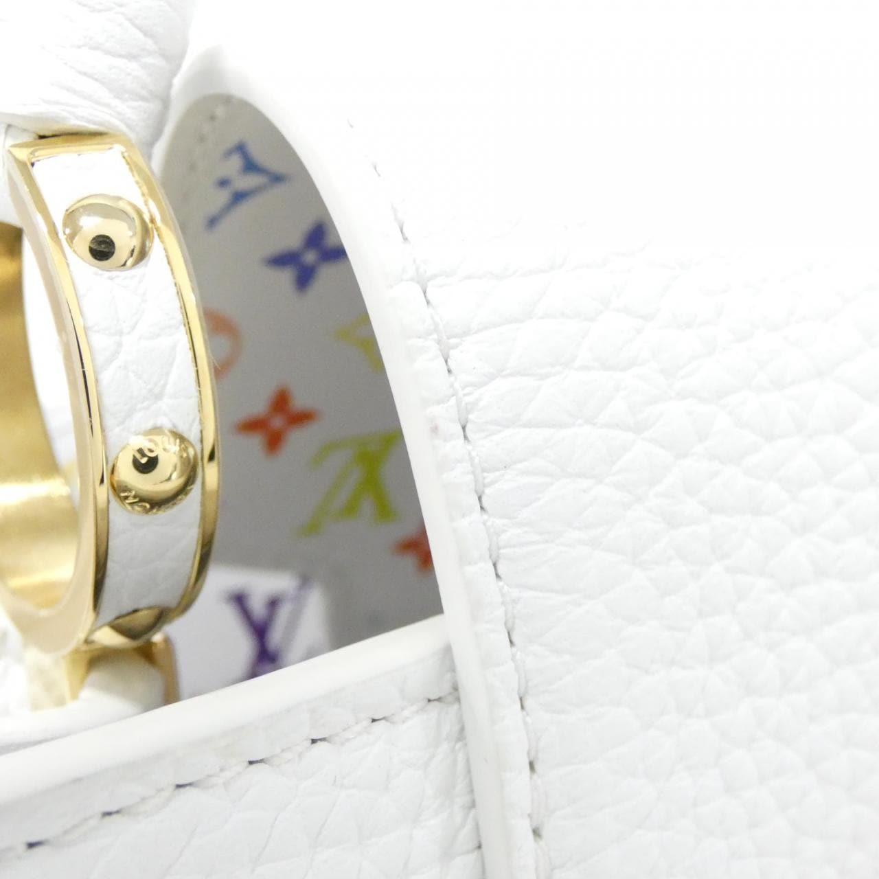LOUIS VUITTON Capucines M13253 Bag White Rank A - Thumbnail 5