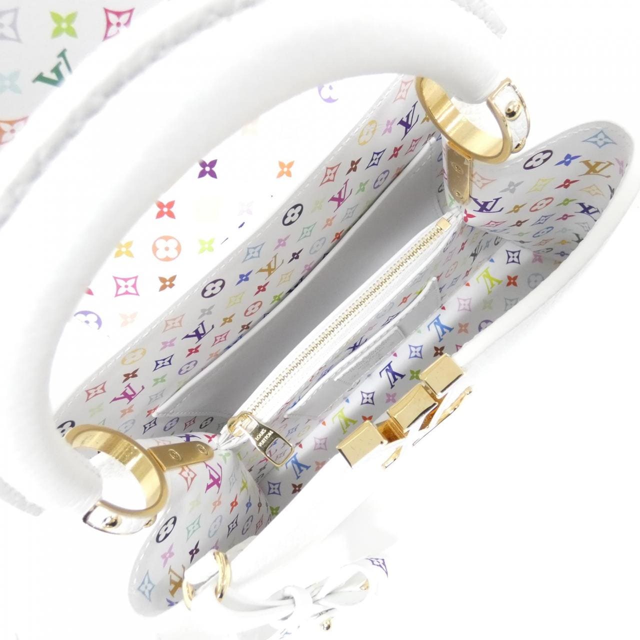 LOUIS VUITTON Capucines M13253 Bag White Rank A - Thumbnail 7