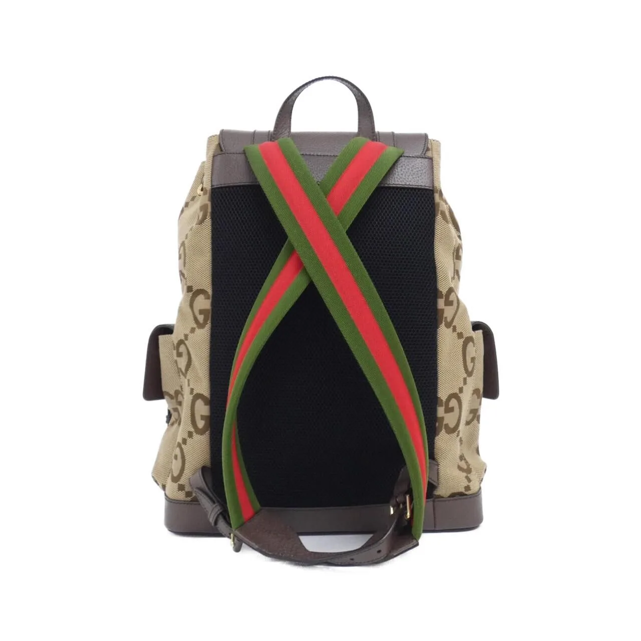 GUCCI 678829 UKMEG Backpack Canvas 黑色 帆布 中古品A - 縮圖 2