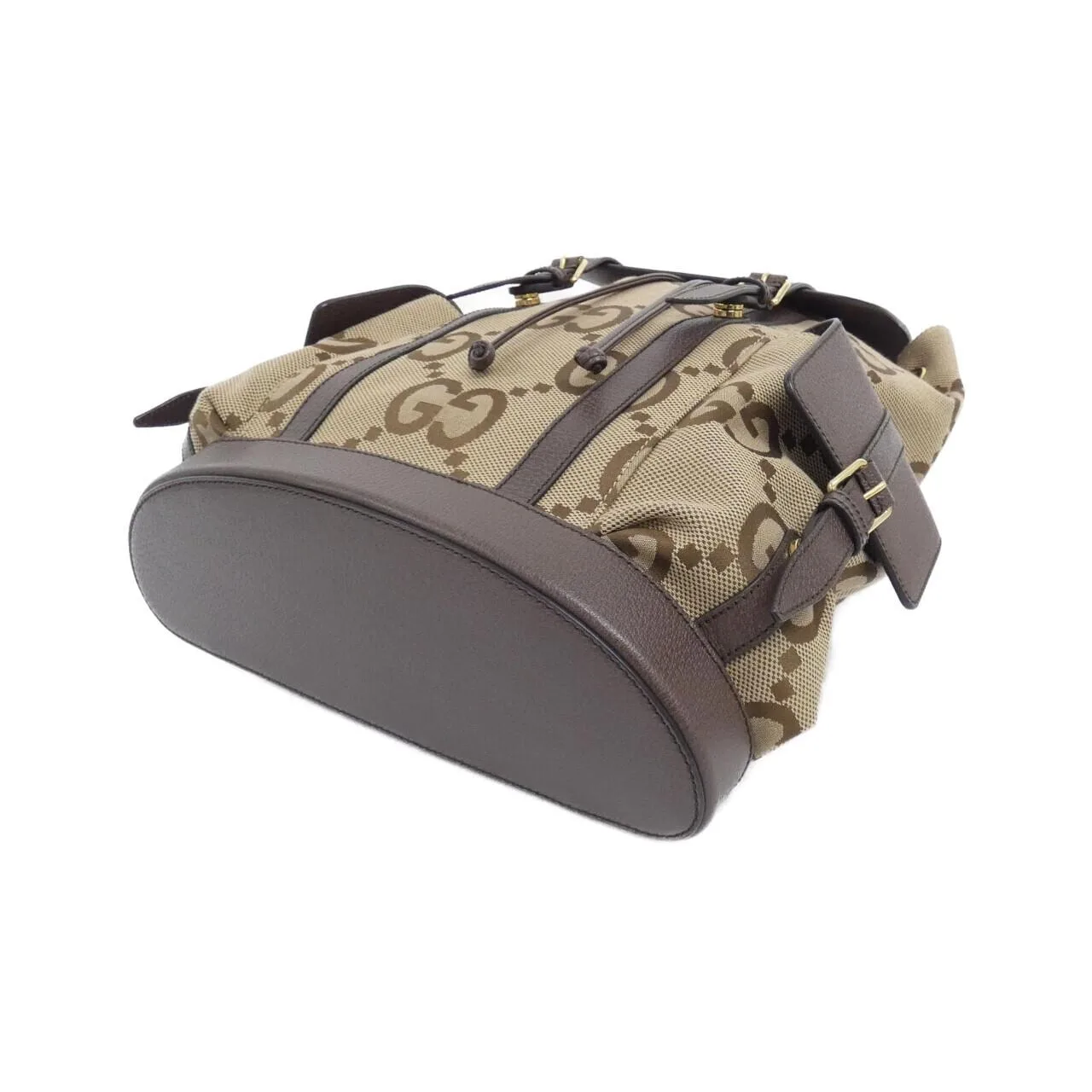 GUCCI 678829 UKMEG Backpack Canvas 黑色 帆布 中古品A - 縮圖 3