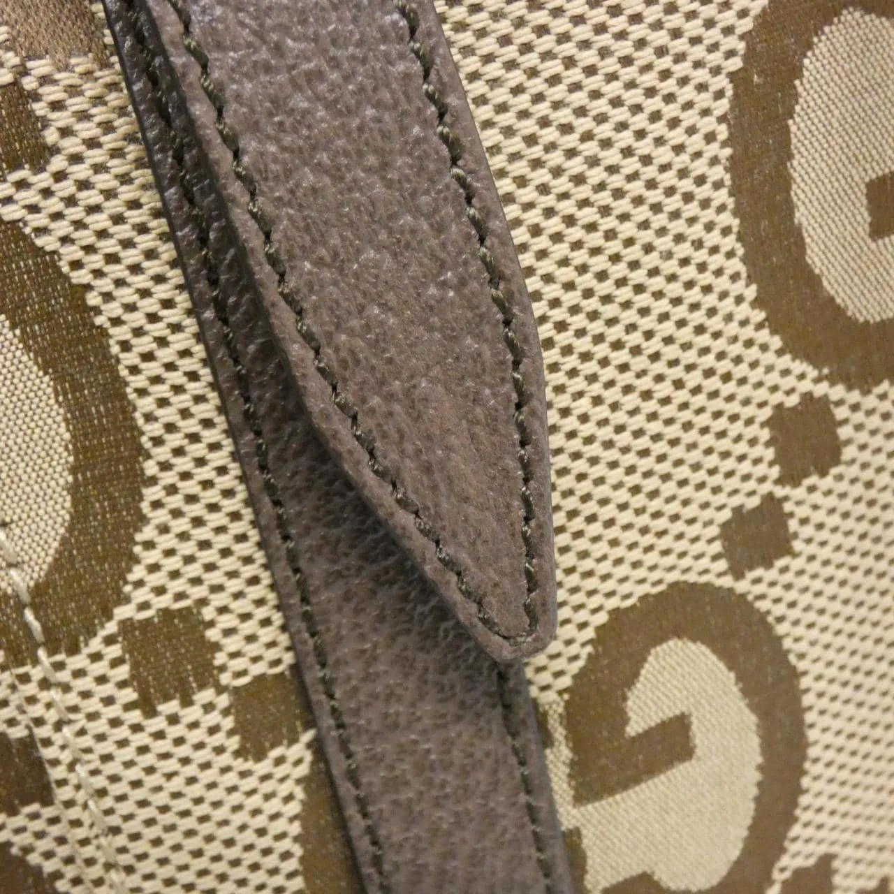 GUCCI 678829 UKMEG Backpack Canvas 黑色 帆布 中古品A - 縮圖 4