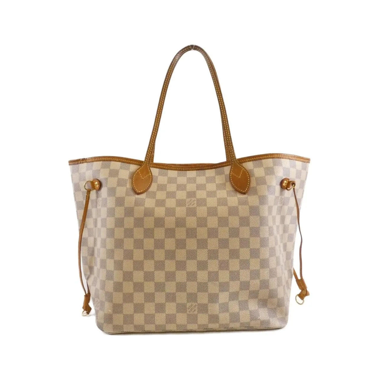 LOUIS VUITTON Neverfull N51107 Tote Damier Black