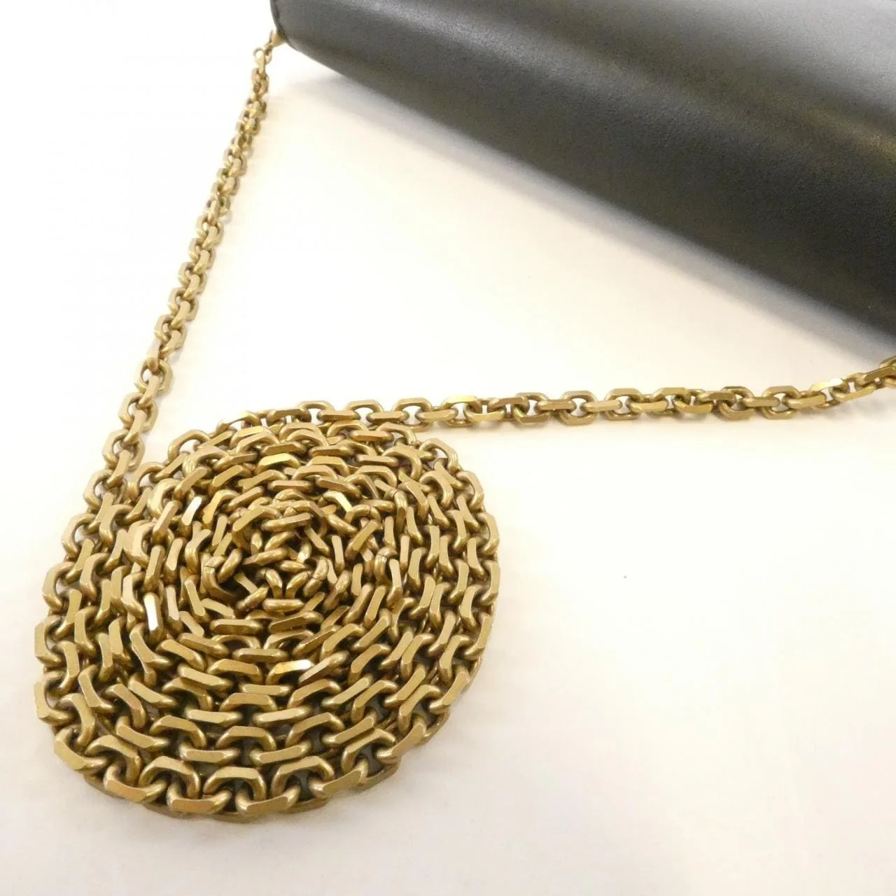 DIOR Wallet Leather 黑色 皮革 中古品A - 縮圖 8