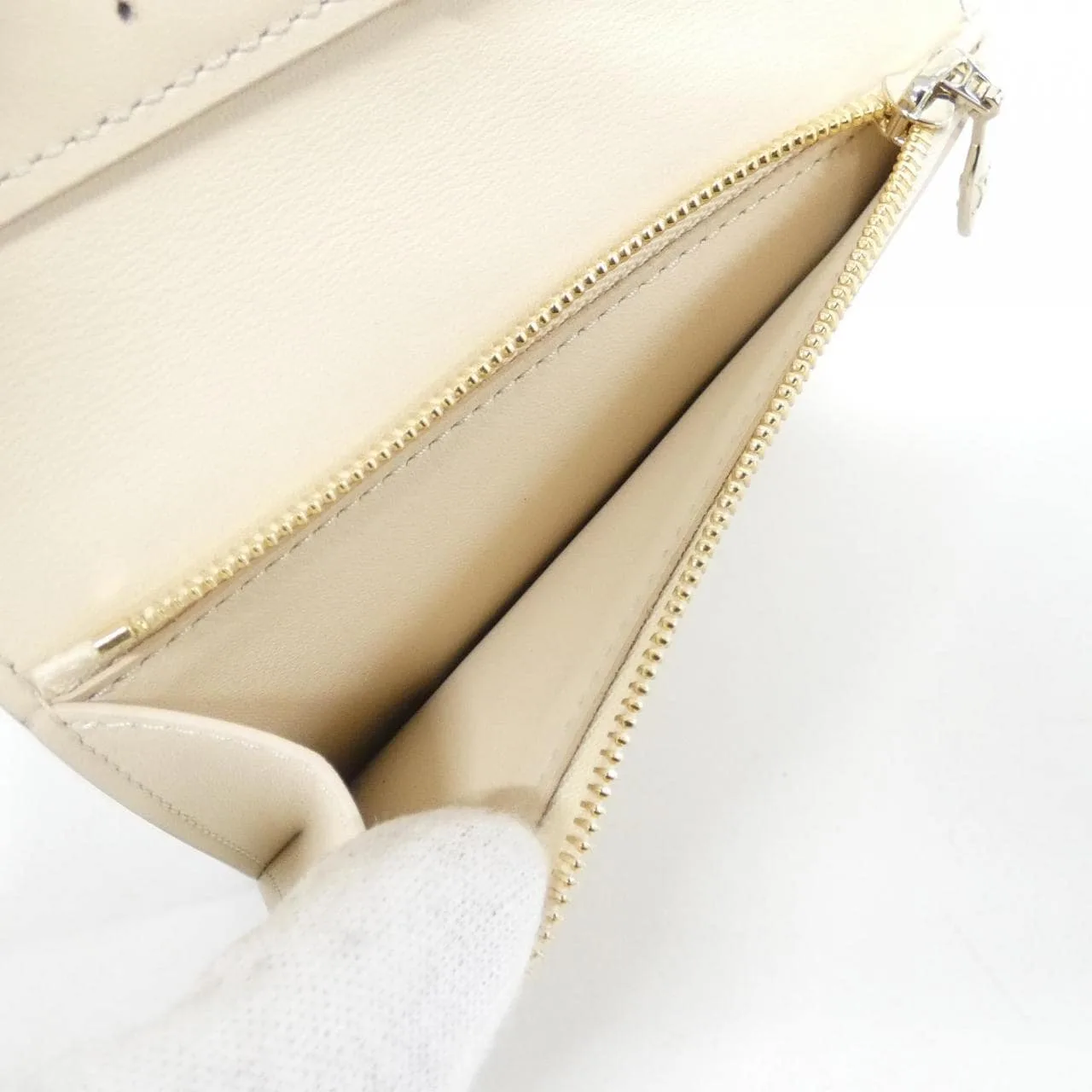 LOUIS VUITTON N88275 Wallet Leather 藍色 皮革 中古品A - 縮圖 5