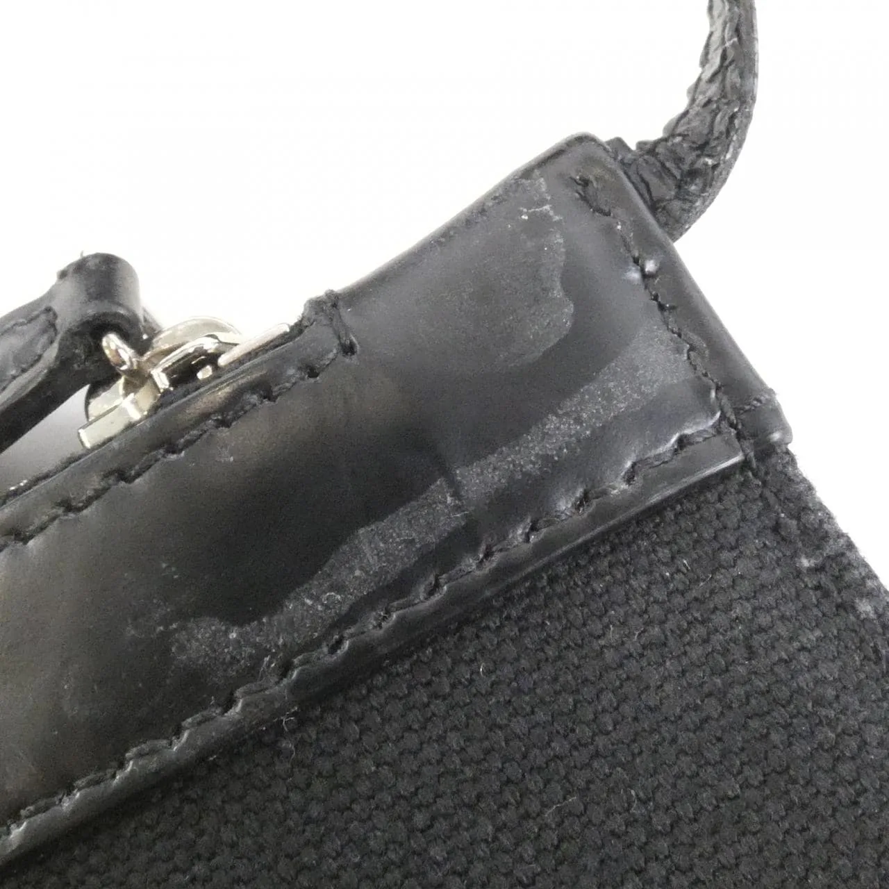 BALENCIAGA 581292 2HH3N Handbag Canvas 深藍色 帆布 中古品B - 縮圖 7