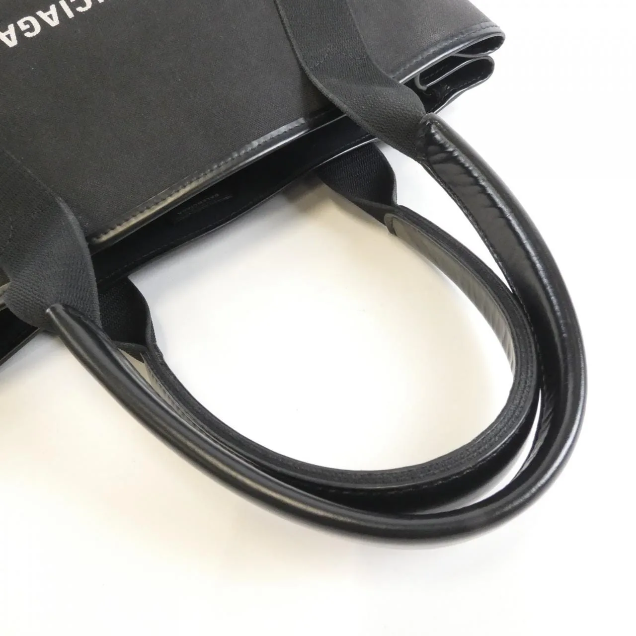 BALENCIAGA 581292 2HH3N Handbag Canvas 深藍色 帆布 中古品B - 縮圖 8