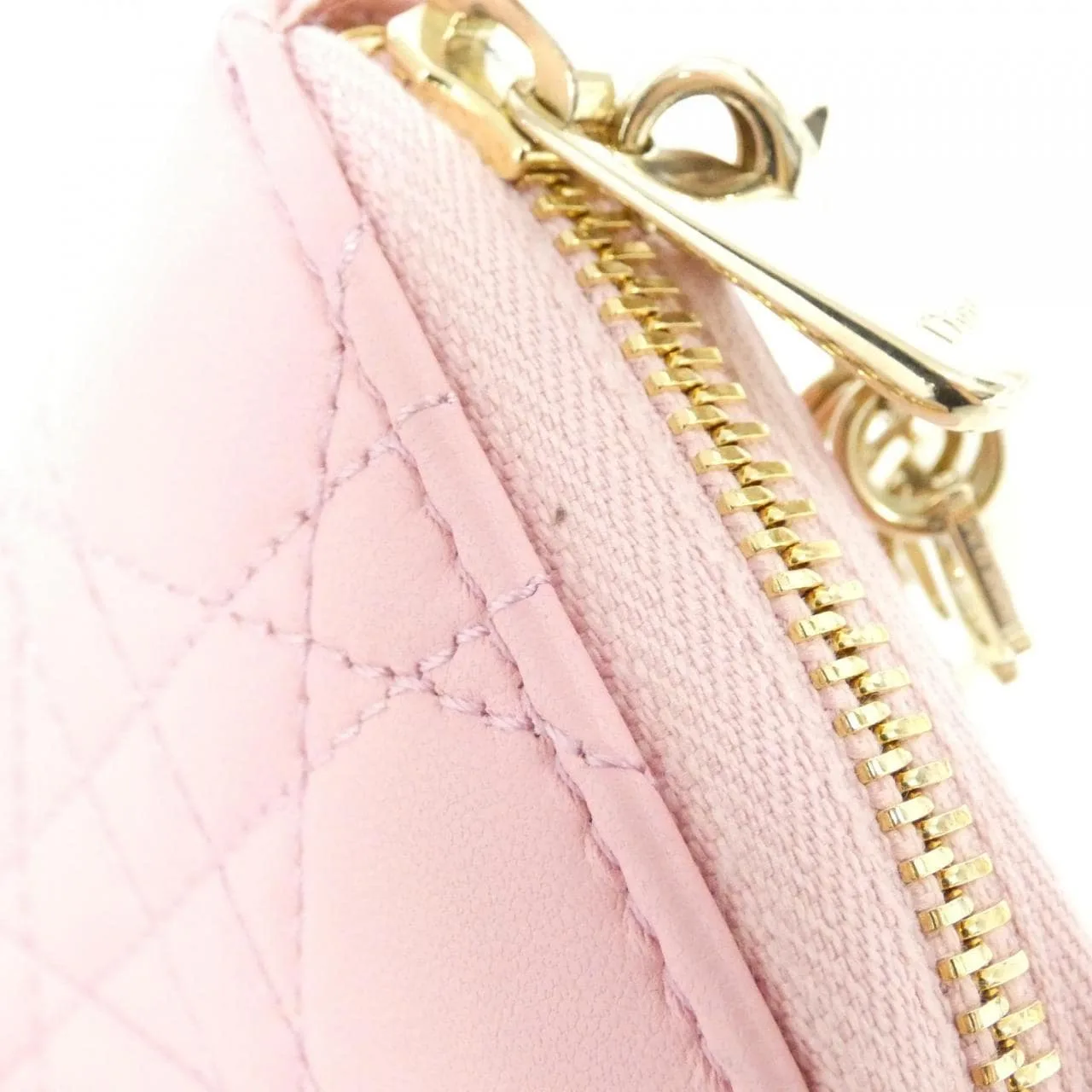 DIOR Lady Dior S0985ONMJ Coin Case Lambskin Black Lambskin Rank A - Thumbnail 4