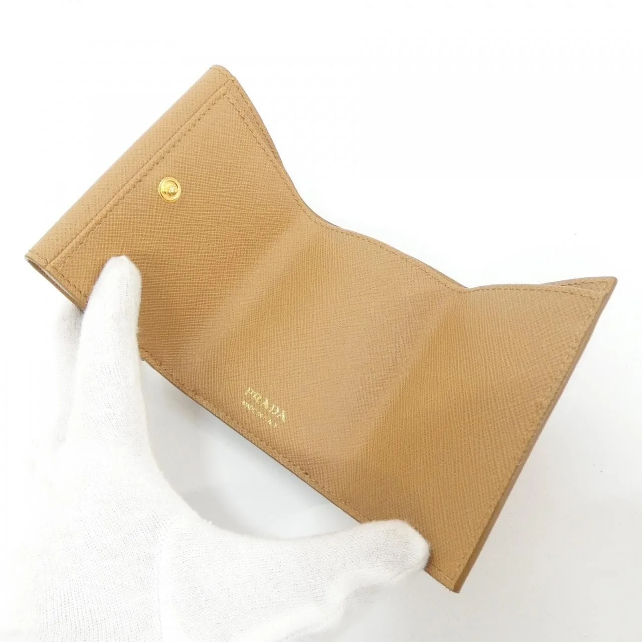 PRADA 1MH042 Wallet Black Rank A - Thumbnail 6