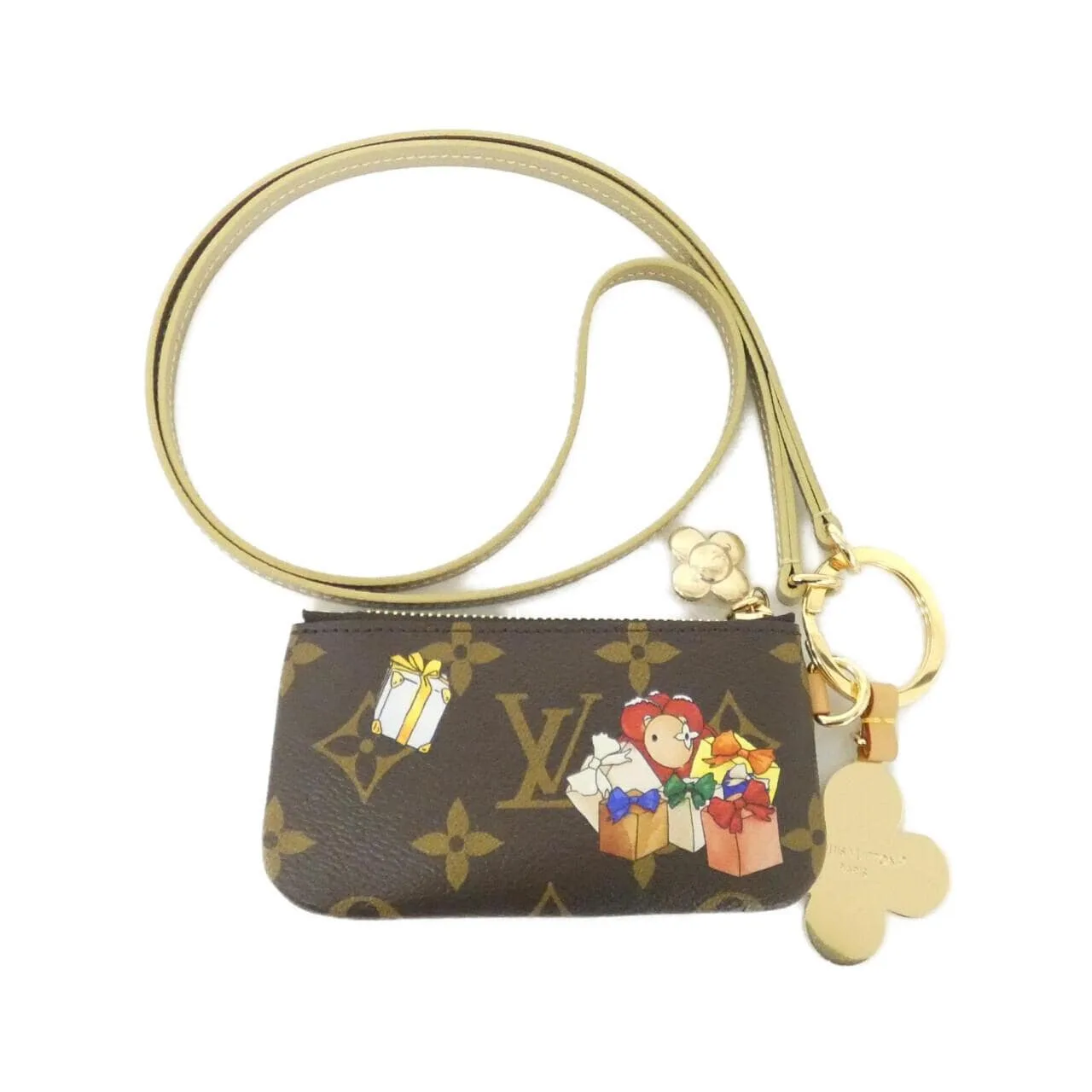 LOUIS VUITTON M15338 Wallet Monogram 黑色 Monogram 中古品A - 縮圖 2