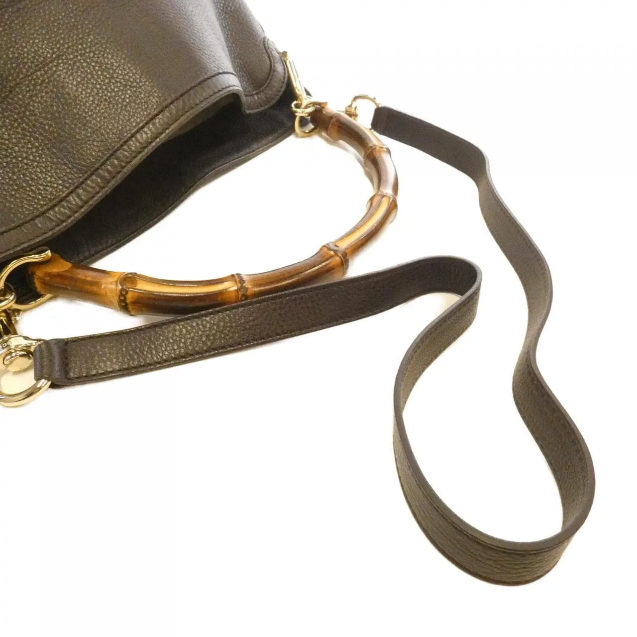 GUCCI 282315 A7M0G Shoulder Leather Brown Leather Rank A - Thumbnail 4