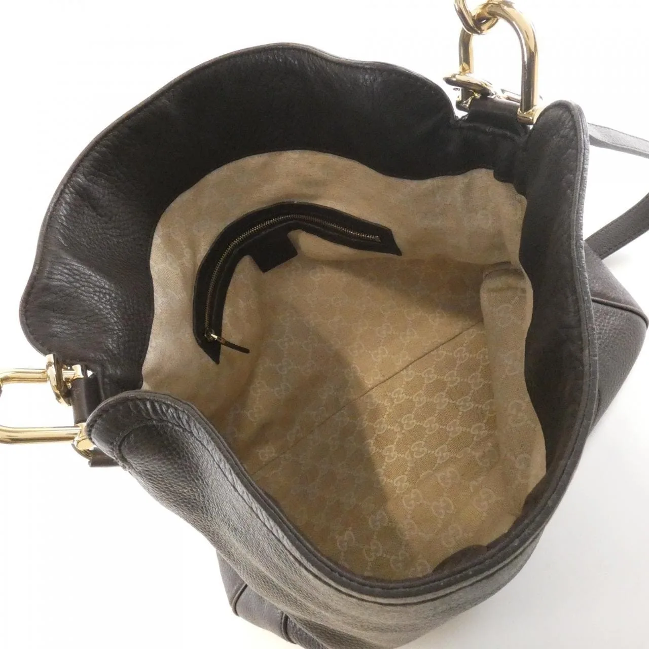 GUCCI 282315 A7M0G Shoulder Leather Brown Leather Rank A - Thumbnail 6