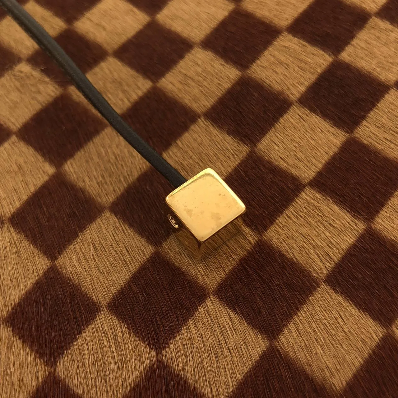 LOUIS VUITTON M92133 Handbag Damier 黑色 Damier 中古品A - 縮圖 6