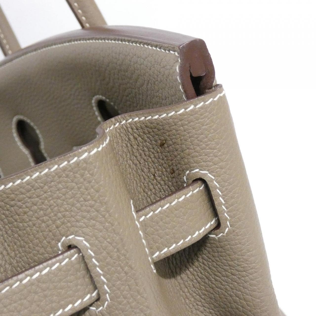 HERMES HERMÈS Birkin 027767CK Bag Togo Etoupe Togo Leather Rank A - Thumbnail 6