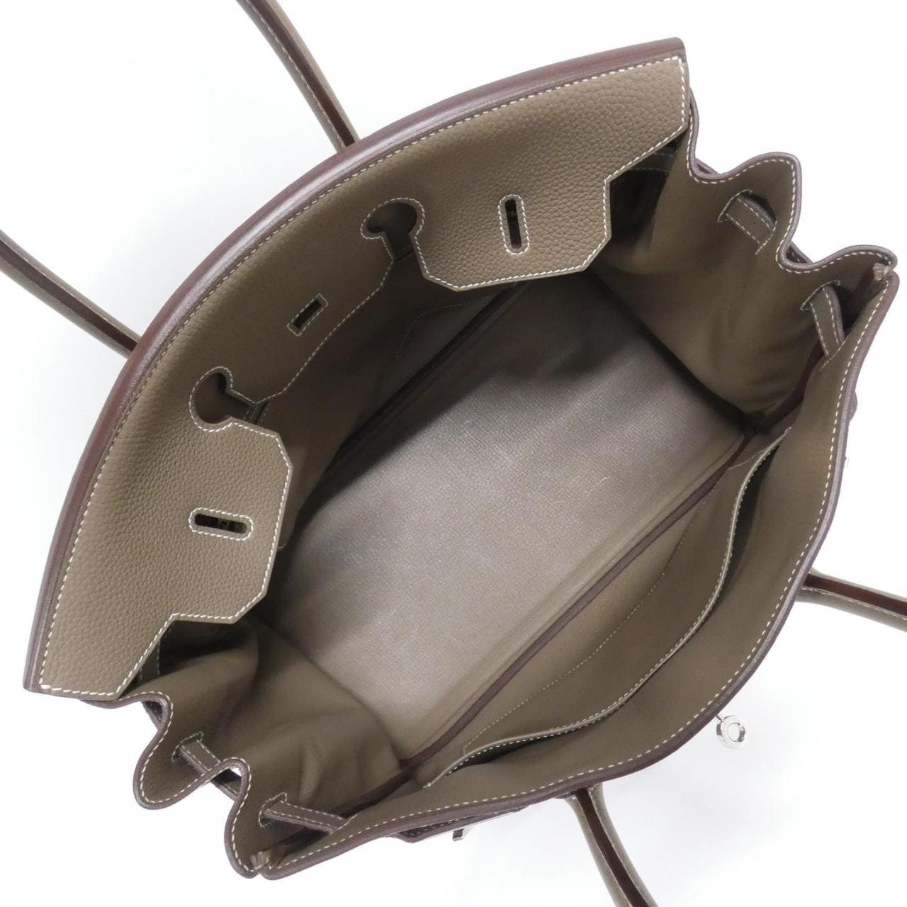 HERMES HERMÈS Birkin 027767CK Bag Togo Etoupe Togo Leather Rank A - Thumbnail 9