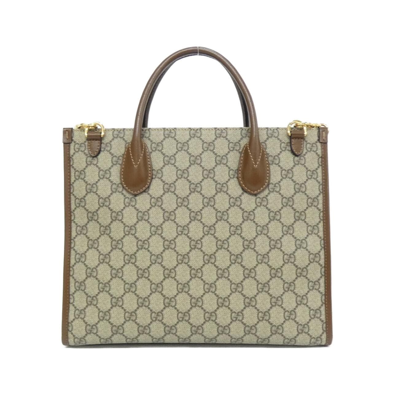 GUCCI 659983 92TCG Handbag Canvas Beige Canvas Rank A - Thumbnail 2