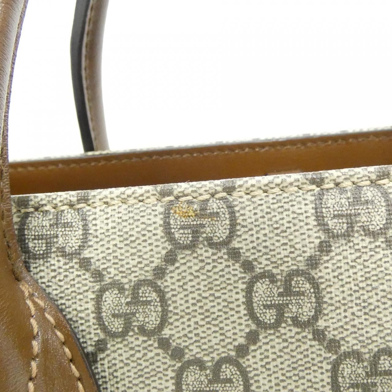 GUCCI 659983 92TCG Handbag Canvas Beige Canvas Rank A - Thumbnail 4
