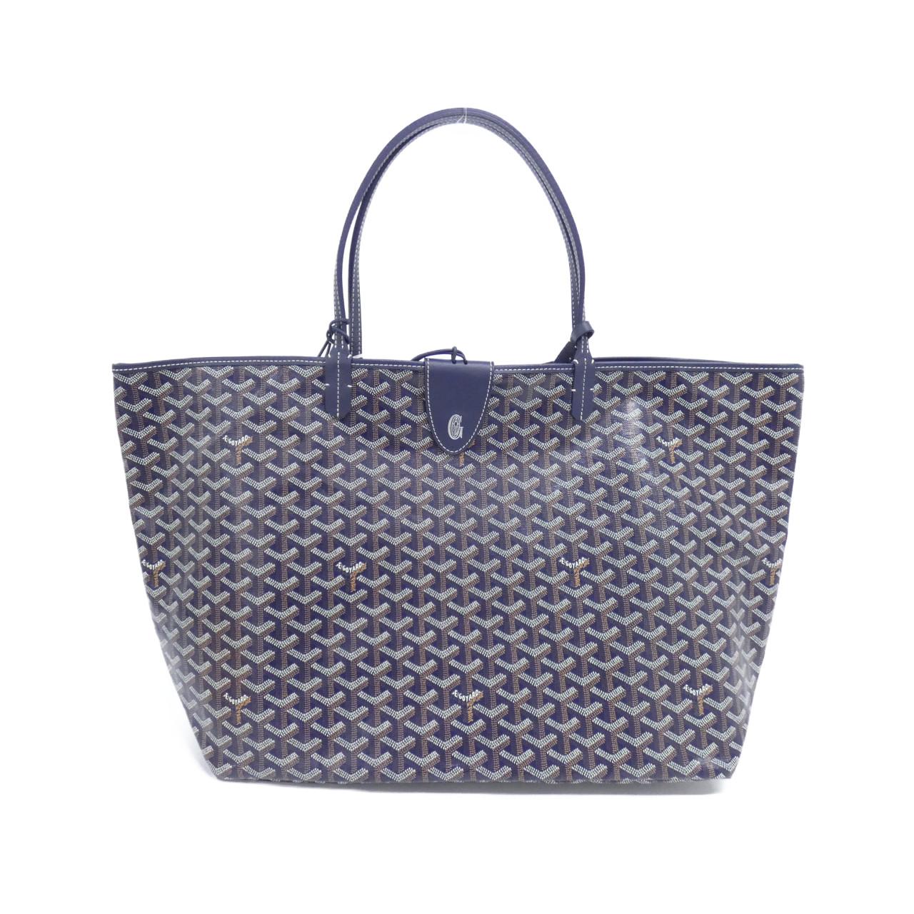 GOYARD Saint Louis AMA LOUIS GM Tote Canvas Navy