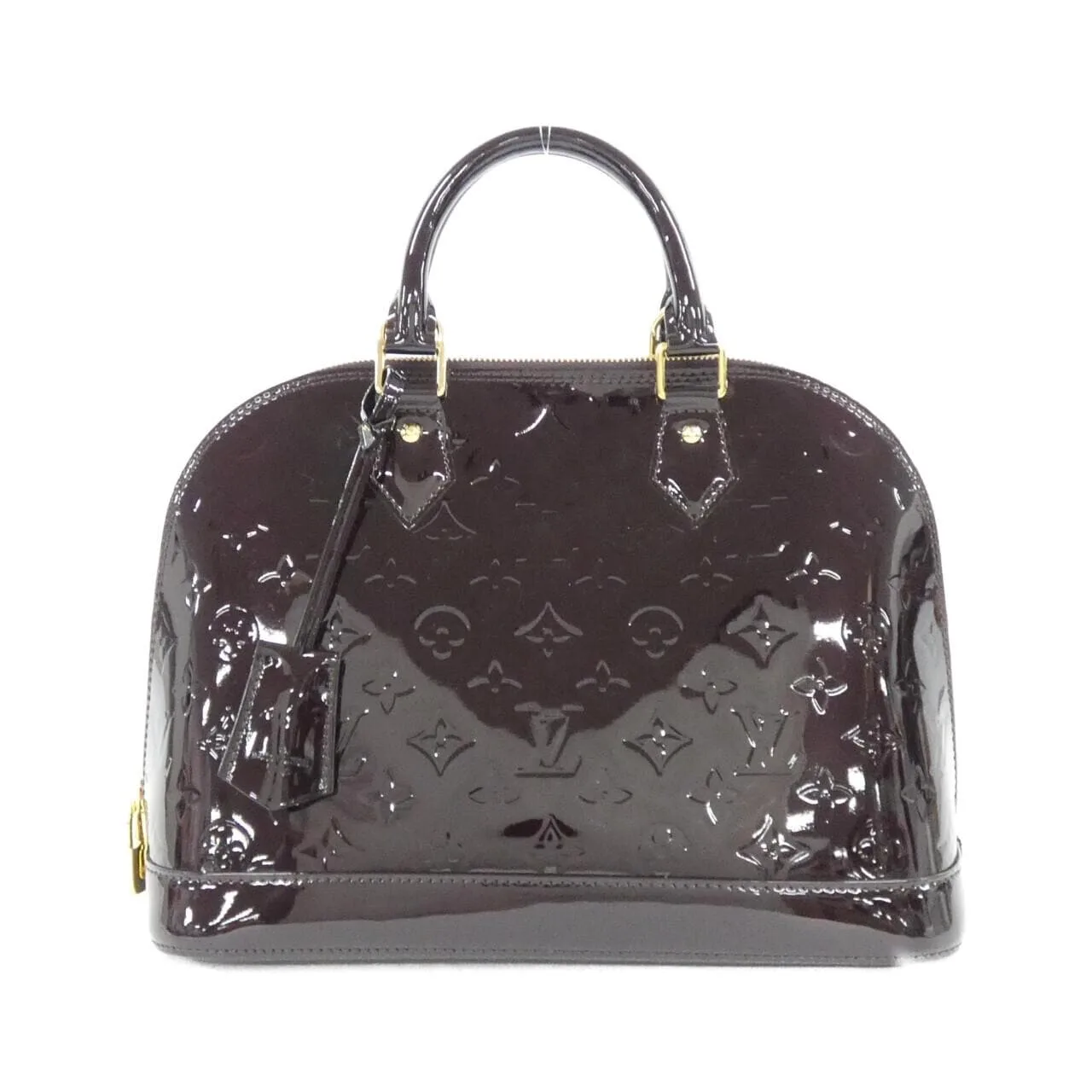 LOUIS VUITTON Alma M91611 Handbag Vernis Black