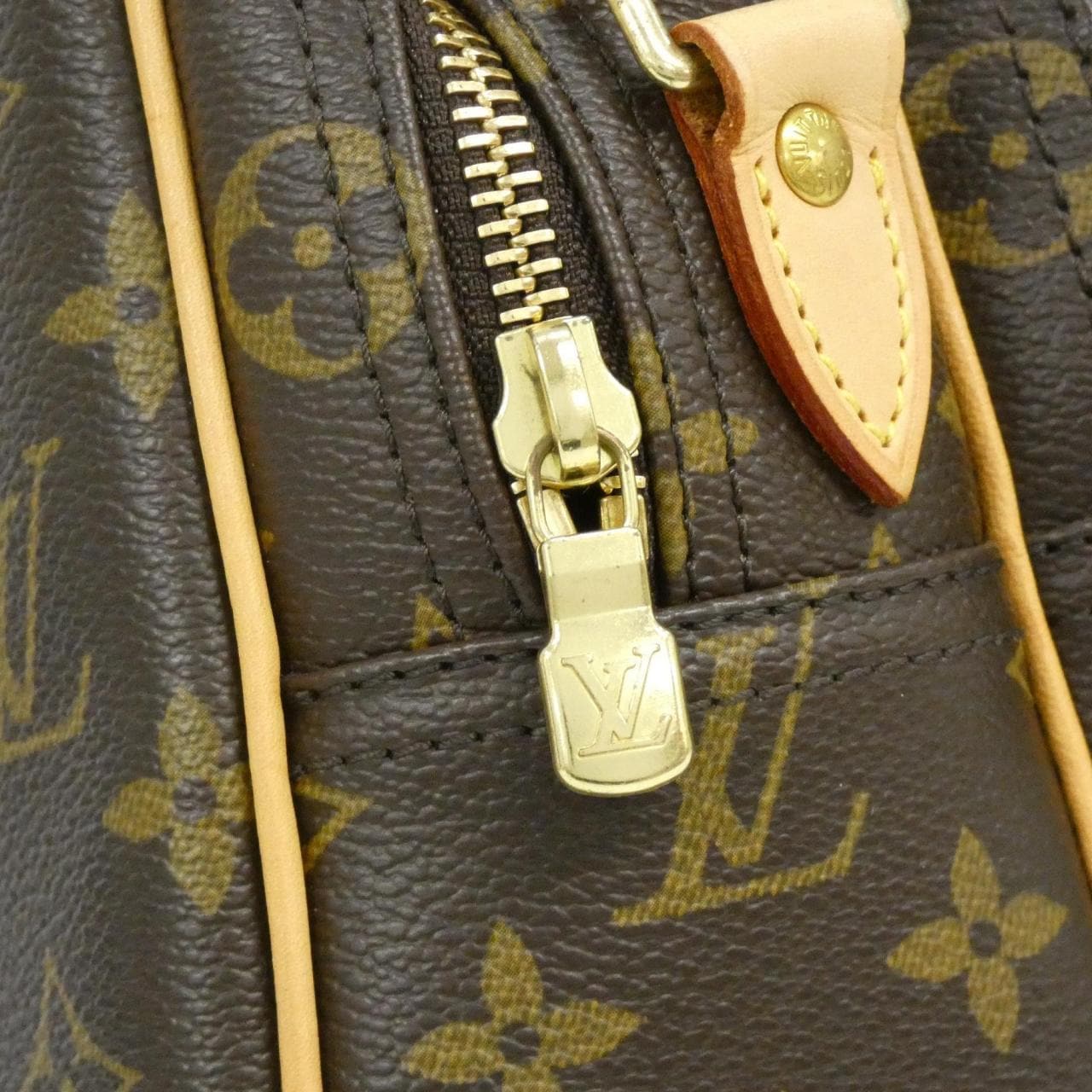 LOUIS VUITTON M45254 Shoulder Monogram 黑色 Monogram 中古品A - 縮圖 7