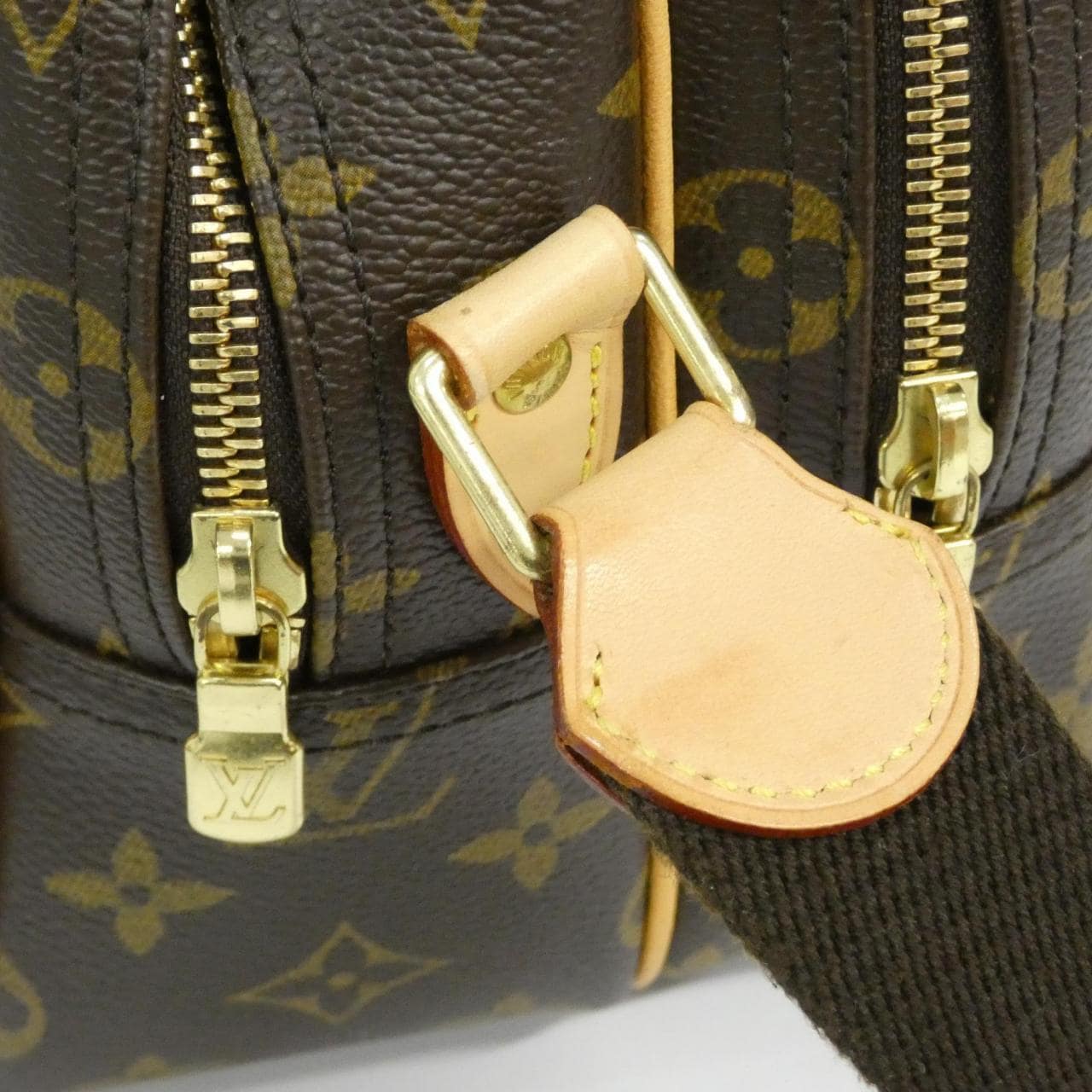 LOUIS VUITTON M45254 Shoulder Monogram 黑色 Monogram 中古品A - 縮圖 8