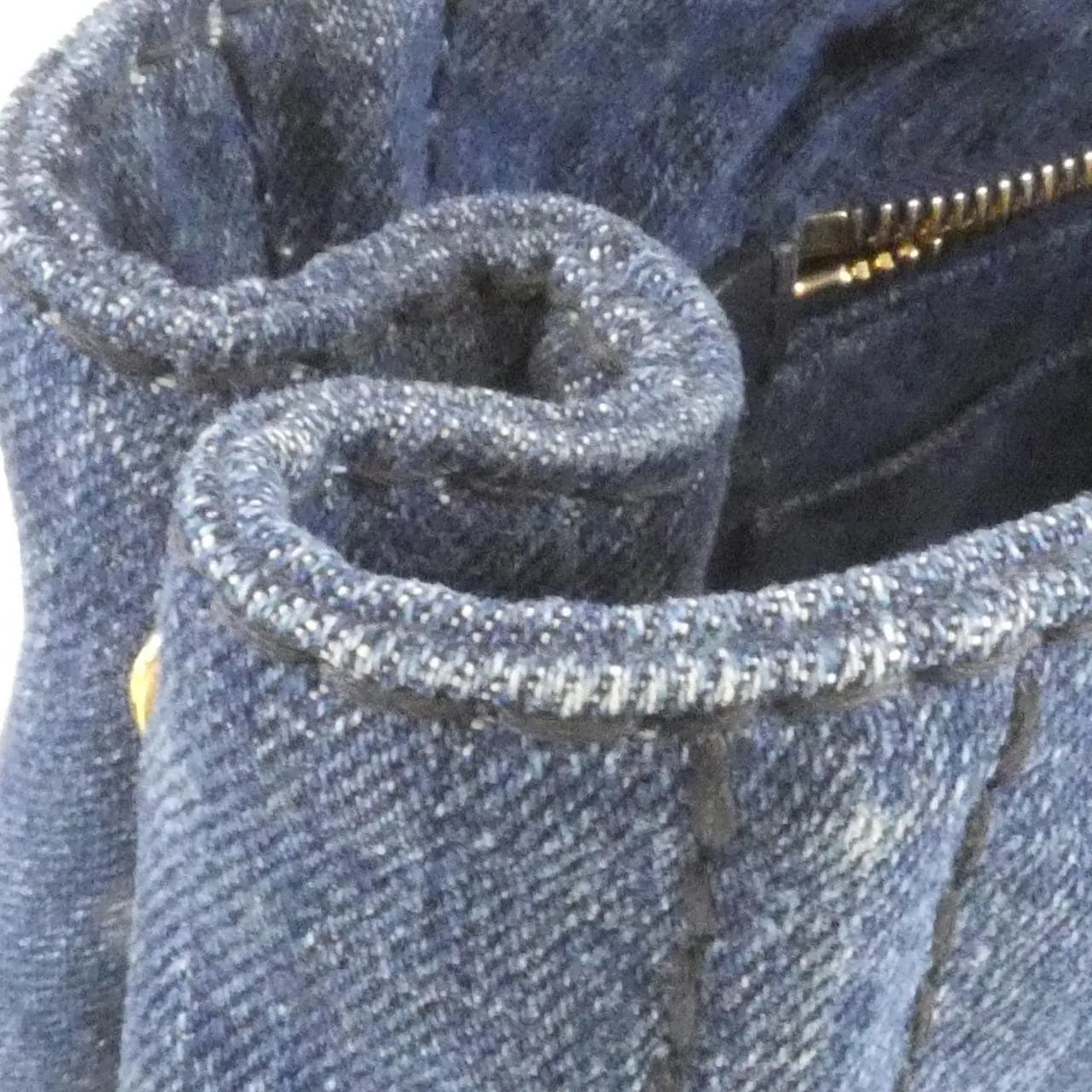 PRADA 1BG439 Handbag 黑色 中古品A - 縮圖 5