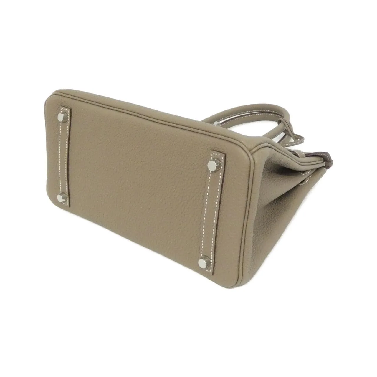 HERMES Handbag Togo Etoupe Togo 牛皮 - 縮圖 3