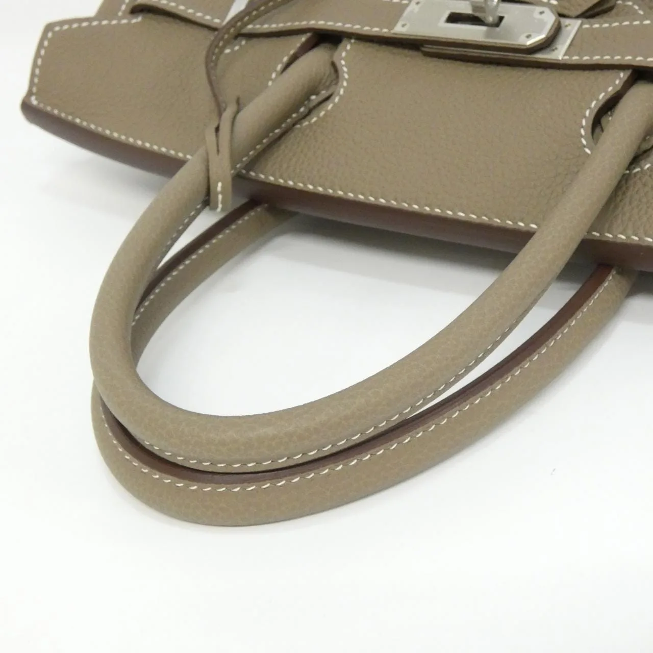 HERMES Handbag Togo Etoupe Togo 牛皮 - 縮圖 5