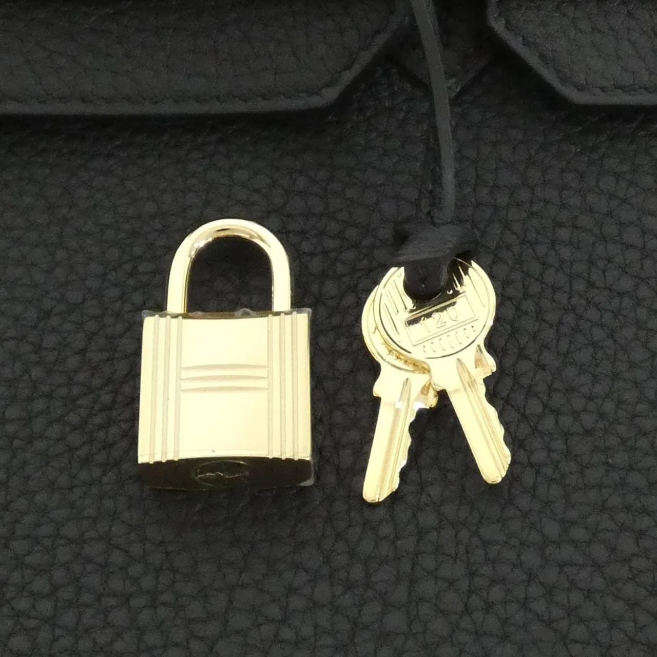 HERMES Birkin 044577CP Handbag Togo 黑色 Togo 牛皮 未使用品 - 縮圖 4