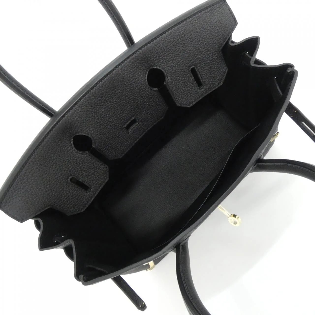 HERMES Birkin 044577CP Handbag Togo 黑色 Togo 牛皮 未使用品 - 縮圖 6