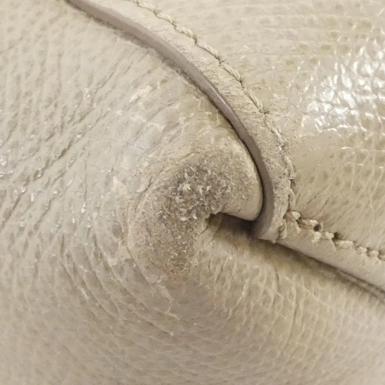 CELINE Cabas 176163XBB Handbag White Rank B - Thumbnail 3