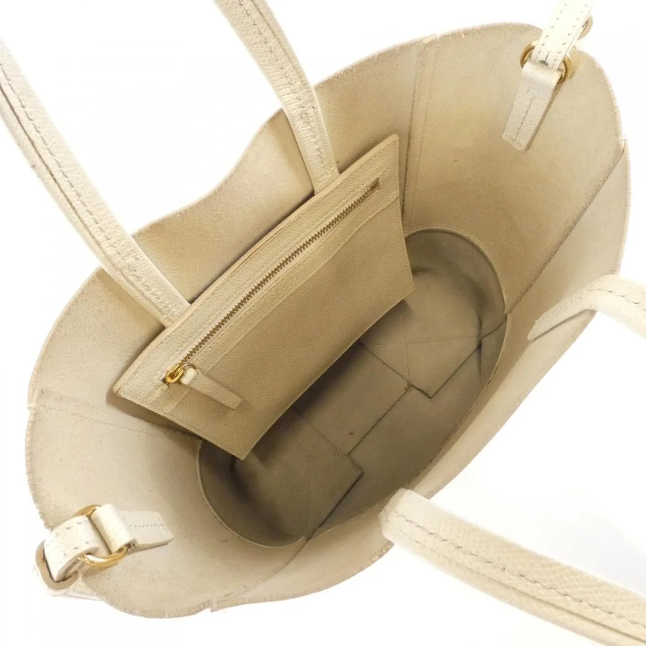 CELINE Cabas 176163XBB Handbag White Rank B - Thumbnail 8