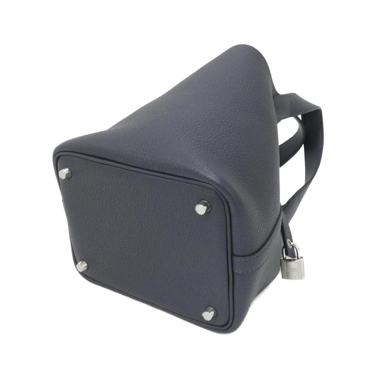 HERMES HERMÈS Picotin 056289CK Bag Clemence 藍色 Clemence 皮 未使用品 - 縮圖 2