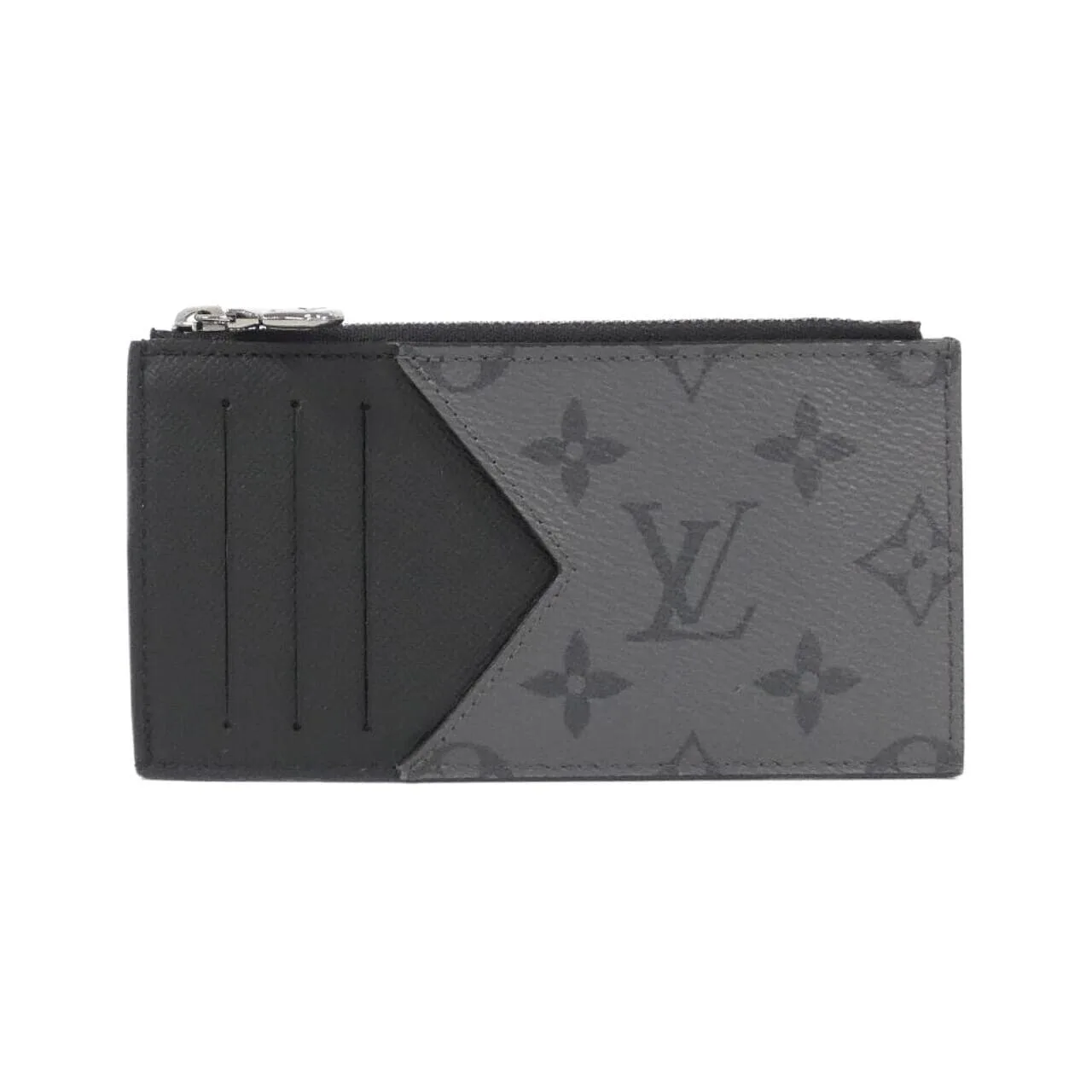 LOUIS VUITTON M69533 Coin Case Canvas Black