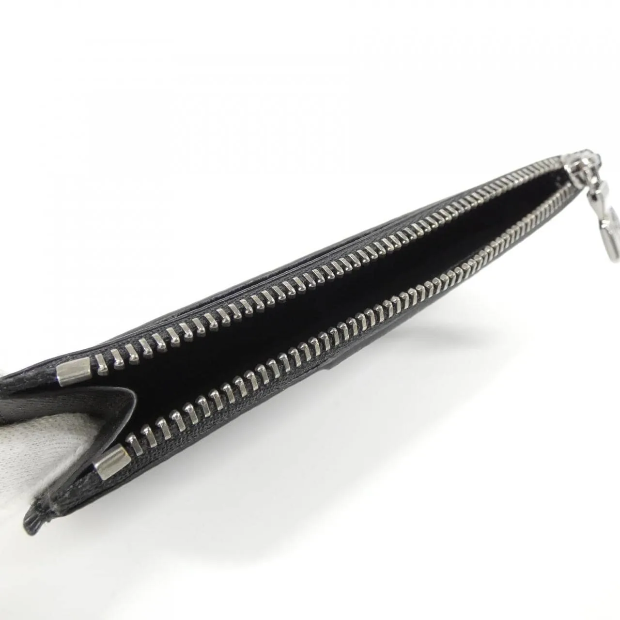 LOUIS VUITTON M69533 Coin Case Canvas 黑色 帆布 中古品A - 縮圖 5