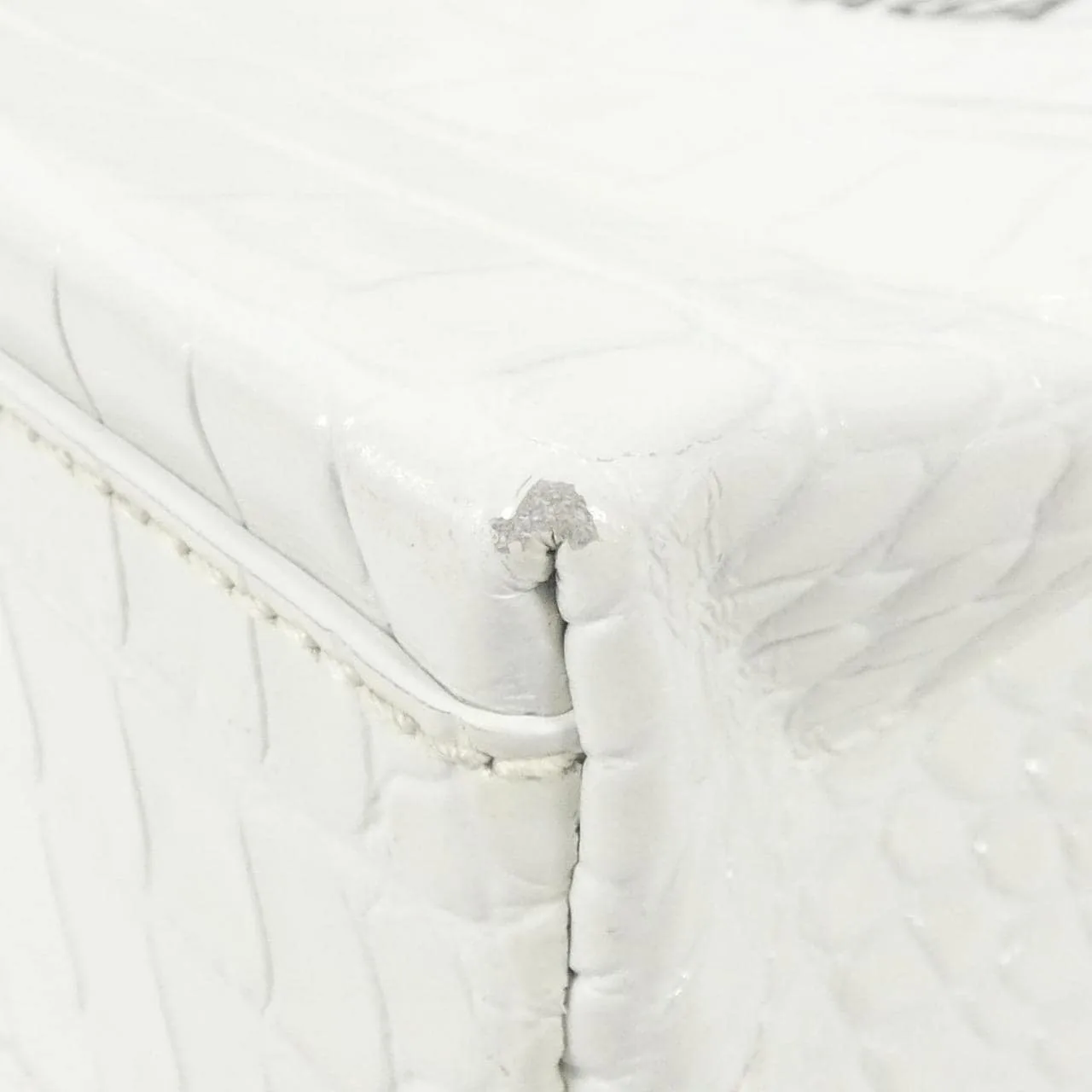 BALENCIAGA 597858 1U61N Tote Leather 黑色 皮革 中古品A - 縮圖 3