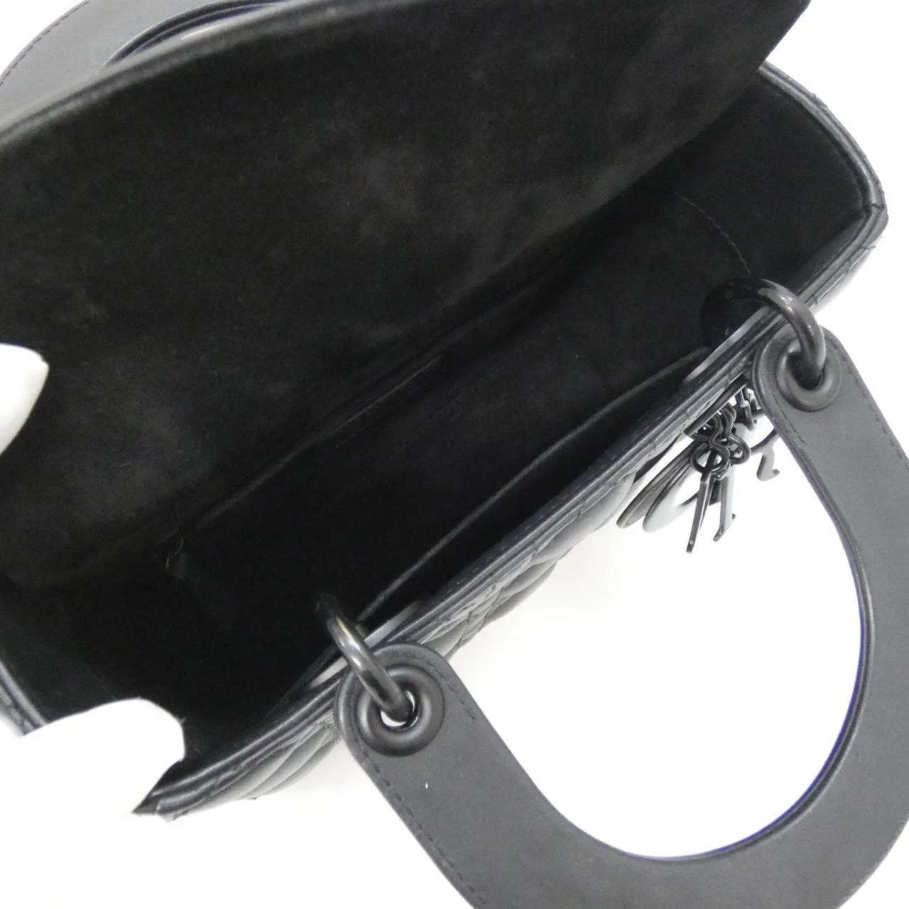 DIOR Lady Dior M0538SLOI Handbag 黑色 中古品A - 縮圖 9