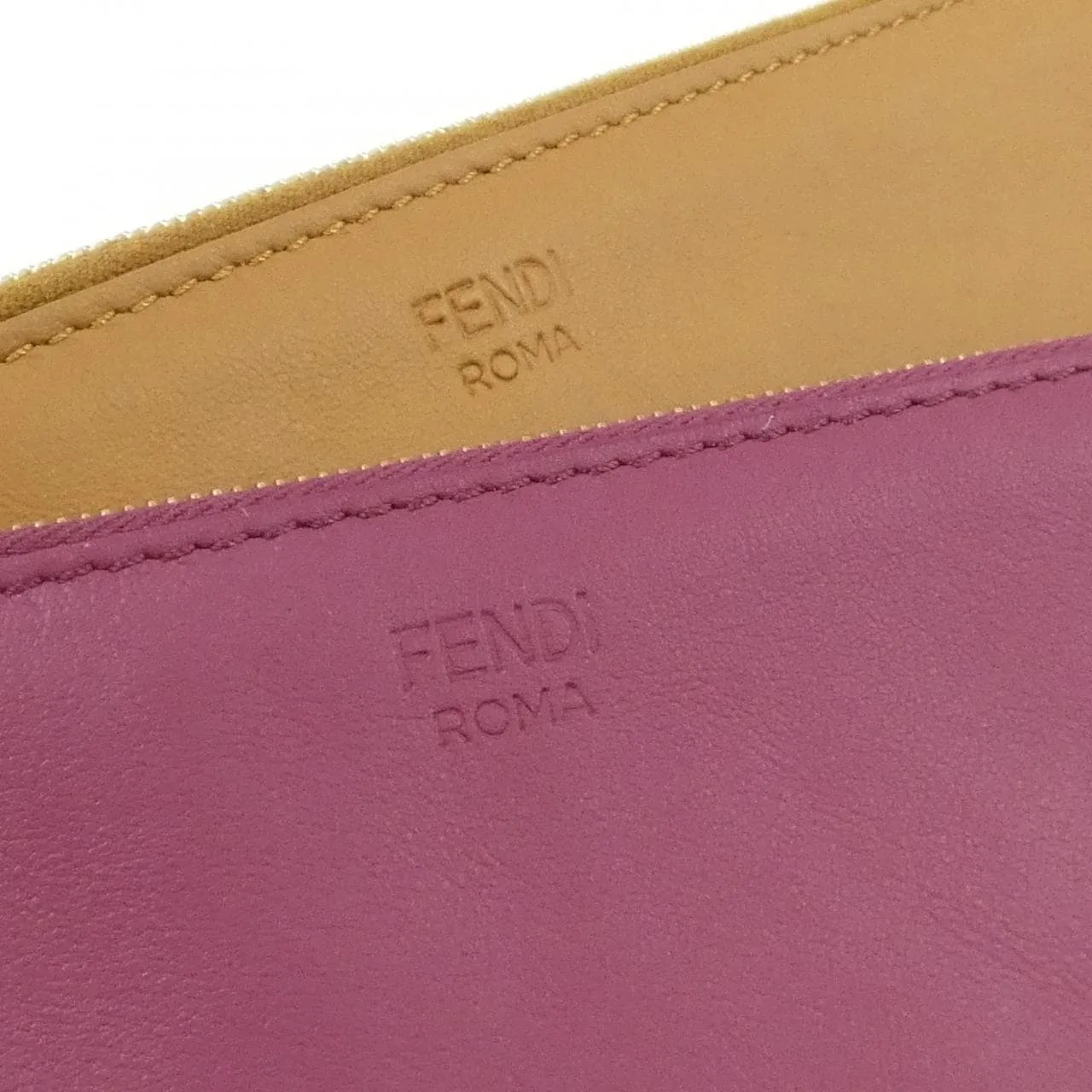 FENDI 8BS001 A1FS Handbag Leather Black Leather Rank A - Thumbnail 5